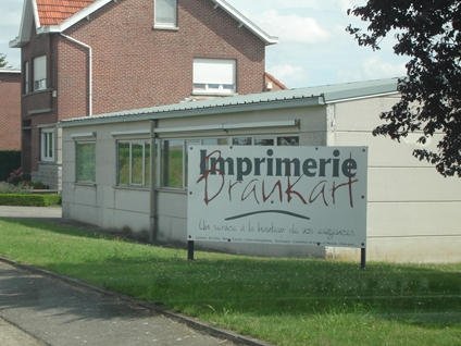 Photo de la façade de l'imprimerie Brankart